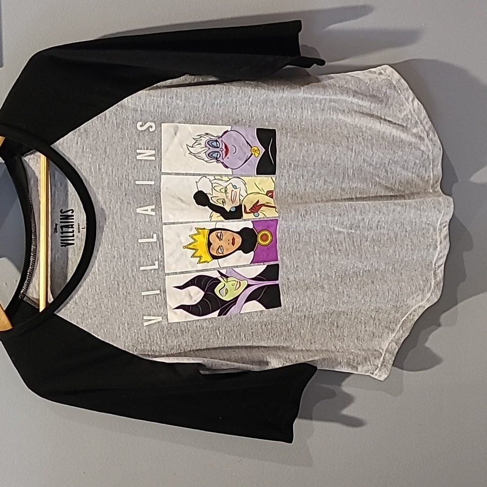 Disney Villains Baseball Tee Sz. L